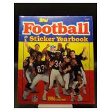 Chicago Bears 1986 Topps Football Sticker Yearbook