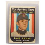 Dom Zanni 1959 Topps Rookie