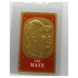 Lee Maye 1965 Topps Embossed