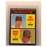 1971 Topps Giants Rookie Stars