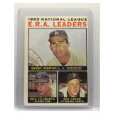 Sandy Koufax 1964 Topps ERA Leaders