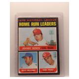 J. Bench, B. Williams, Tony Perez 1971 Topps HR...