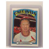 Red Schoendienst 1972 Topps