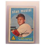 Stan Musial 1959 Topps *See back