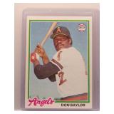 Don Baylor 1978 Topps