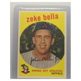 Zeke Bella 1959 Topps