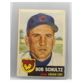 Bob Schultz 1953 Topps