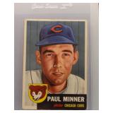Paul Minner 1953 Topps