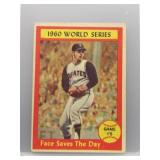 Face Saves The Day 1961 Topps World Series Game #5