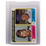 J. Palmer, T. Seaver 1974 Topps ERA Leaders
