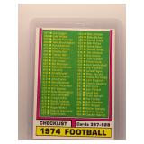 1974 Topps Checklist 397-528