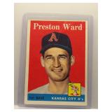 Preston Ward 1958 Topps