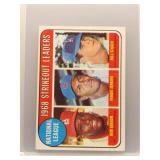 B. Gibson, F. Jenkins 1969 Topps Strikeout Leaders