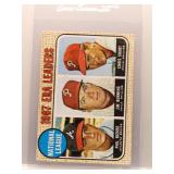 P. Niekro, J. Bunning 1968 Topps ERA Leaders