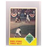 Maris Sparks Yankee Rally 1963 Topps World...