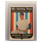 Charlie Secrest 1959 Topps Rookie