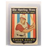 Chuck Coles 1959 Topps Rookie
