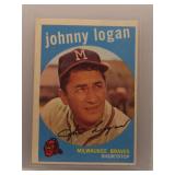 Johnny Logan 1959 Topps