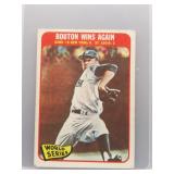 Boston Wins Again 1965 Topps World Series Game #6