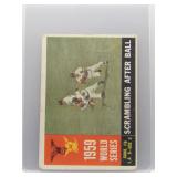 Scrabling After Ball 1960 Topps World Series...