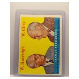 W. Harridge & W. Giles 1958 Topps