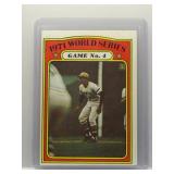 1972 Topps World Series Game #4