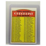 1972 Topps 2nd Series Checklist