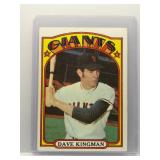 Dave Kingman 1972 Topps