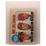 P. Niekro, J. Bunning 1968 Topps ERA Leaders