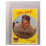 Jon Goryl 1959 Topps