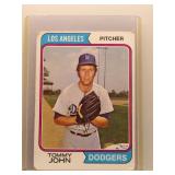 Tommy John 1974 Topps