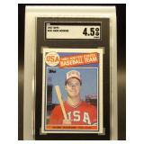 Mark McGwire 1985 Topps SGC 4.5