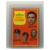 W. Ford, J. Bunning 1962 Topps Strikeout Leaders