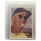 Whitey Herzog 1957 Topps Rookie