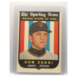 Dom Zanni 1959 Topps Rookie