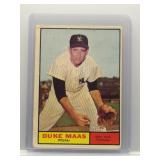 Duke Maas 1961 Topps