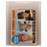 J. Bunning, G. Perry 1968 Topps Strikeout Leaders