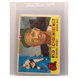 Red Schoendienst 1960 Topps
