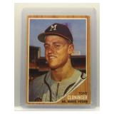 Tony Cloninger 1962 Topps