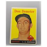 Don Demeter 1958 Topps