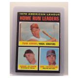 H. Killebrew, C. Yastrzemski 1971 Topps HR Leaders