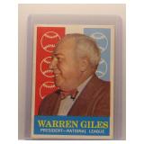 Warren Giles 1959 Topps