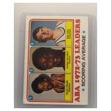 J. Erving, D. Issel 1973 Topps Scoring Average...