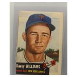Davey Williams 1953 Topps