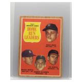 R. Maris, M. Mantle, H. Killebrew 1962 Topps HR...