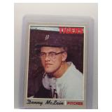 Denny McLain 1970 Topps