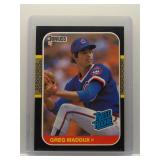 Greg Maddux 1987 Donruss Rookie