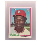 Lou Brock 1978 Topps