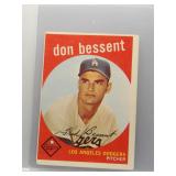Don Bessent 1959 Topps