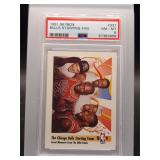 Bulls Starting Five 1991 Skybox PSA 8